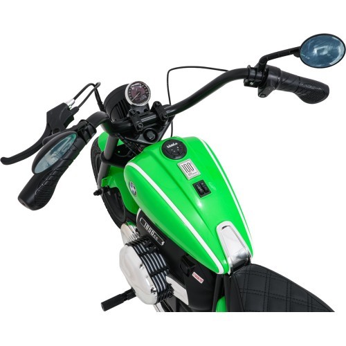 Электромотоцикл BMW R18, зелёный