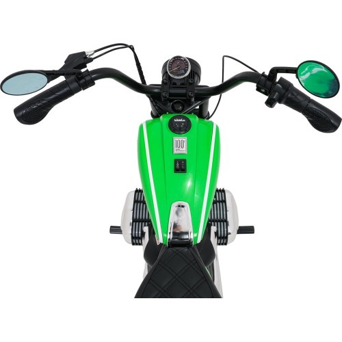 Электромотоцикл BMW R18, зелёный