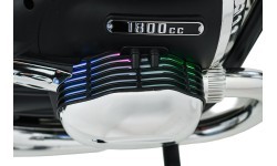Elektriskais motocikls BMW R18, zaļš