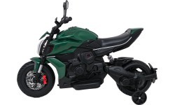 Bērnu elektriskais motocikls Ducati Diavel x Bentley, zaļš