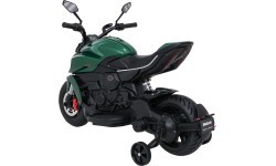 Детский электромотоцикл Ducati Diavel x Bentley, зелёный