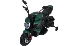 Bērnu elektriskais motocikls Ducati Diavel x Bentley, zaļš