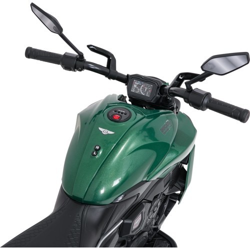 Bērnu elektriskais motocikls Ducati Diavel x Bentley, zaļš