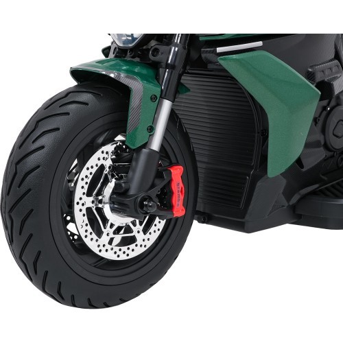 Bērnu elektriskais motocikls Ducati Diavel x Bentley, zaļš