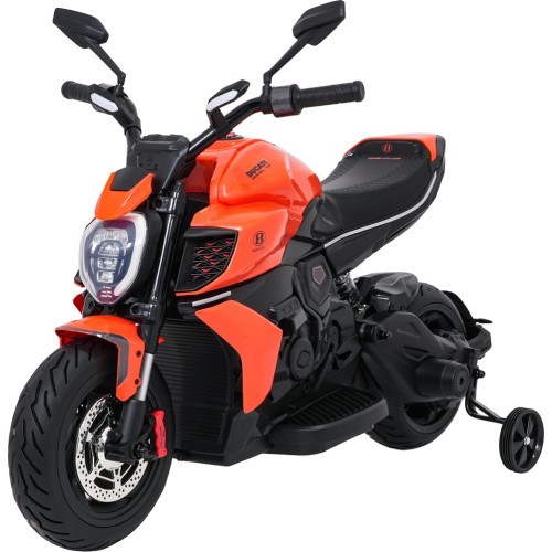 Elektromobilis Ducati Diavel x Bentley, oranžs