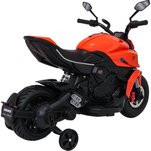 Elektromobilis Ducati Diavel x Bentley, oranžs