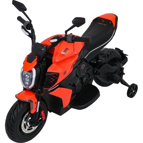 Elektromobilis Ducati Diavel x Bentley, oranžs