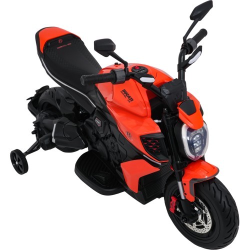 Elektromobilis Ducati Diavel x Bentley, oranžs