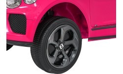 Bentley Bentayga S rozā elektromobilis bērniem