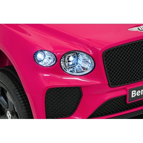 Bentley Bentayga S rozā elektromobilis bērniem