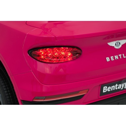 Bentley Bentayga S rozā elektromobilis bērniem