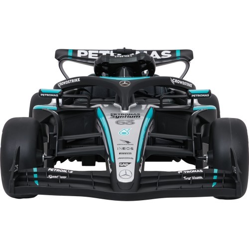 AMG PETRONAS F1 melns sacīkšu auto, bērnu elektromobilis