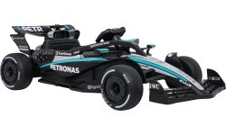 AMG PETRONAS F1 melns sacīkšu auto, bērnu elektromobilis