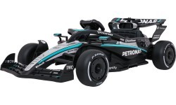 AMG PETRONAS F1 melns sacīkšu auto, bērnu elektromobilis