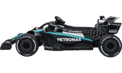 AMG PETRONAS F1 melns sacīkšu auto, bērnu elektromobilis