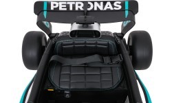AMG PETRONAS F1 melns sacīkšu auto, bērnu elektromobilis