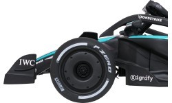 Детский электромобиль AMG PETRONAS F1, чёрный гоночный автомобиль