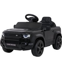 Детский электромобиль Land Rover Defender, чёрный