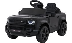 Elektromobilis bērniem Land Rover Defender, melns