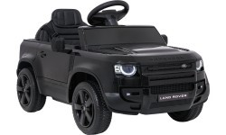 Детский электромобиль Land Rover Defender, чёрный