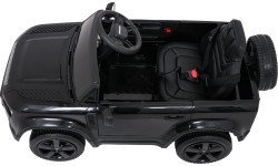 Elektromobilis bērniem Land Rover Defender, melns