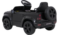 Детский электромобиль Land Rover Defender, чёрный