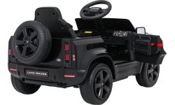 Elektromobilis bērniem Land Rover Defender, melns
