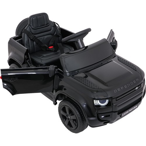 Elektromobilis bērniem Land Rover Defender, melns