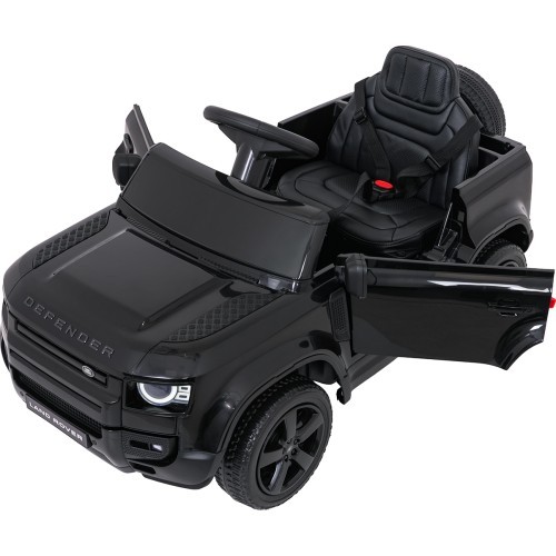 Elektromobilis bērniem Land Rover Defender, melns