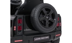 Elektromobilis bērniem Land Rover Defender, melns