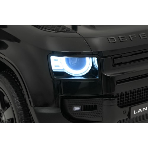 Elektromobilis bērniem Land Rover Defender, melns