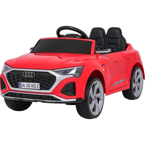 Elektromobilis Audi SQ8, sarkans