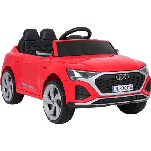 Elektromobilis Audi SQ8, sarkans