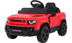 Детский электромобиль Land Rover Defender, красный