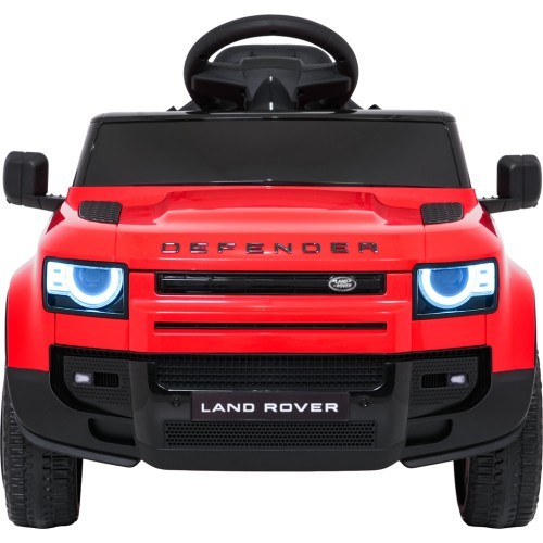 Детский электромобиль Land Rover Defender, красный