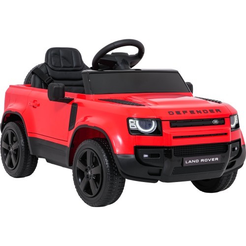 Детский электромобиль Land Rover Defender, красный