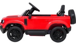 Детский электромобиль Land Rover Defender, красный