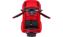 Land Rover Defender sarkans elektromobilis bērniem