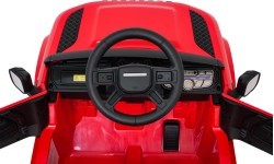 Land Rover Defender sarkans elektromobilis bērniem