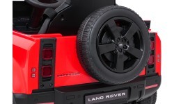 Детский электромобиль Land Rover Defender, красный