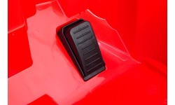 Land Rover Defender sarkans elektromobilis bērniem