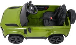 Детский электромобиль Land Rover Defender зелёный