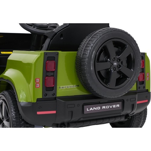 Детский электромобиль Land Rover Defender зелёный