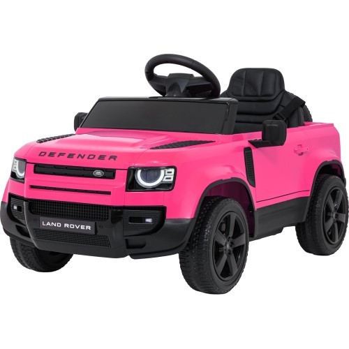 Электромобиль Land Rover Defender, розовый