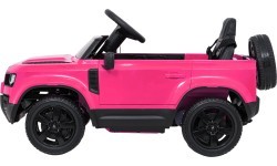 Электромобиль Land Rover Defender, розовый