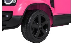 Электромобиль Land Rover Defender, розовый