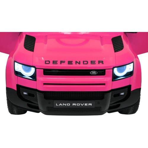 Электромобиль Land Rover Defender, розовый