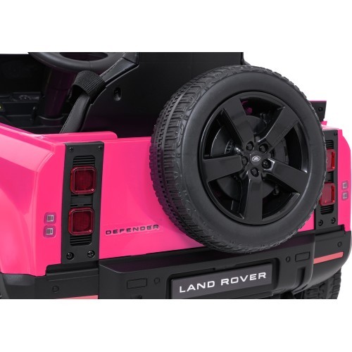 Электромобиль Land Rover Defender, розовый