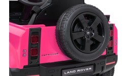 Электромобиль Land Rover Defender, розовый