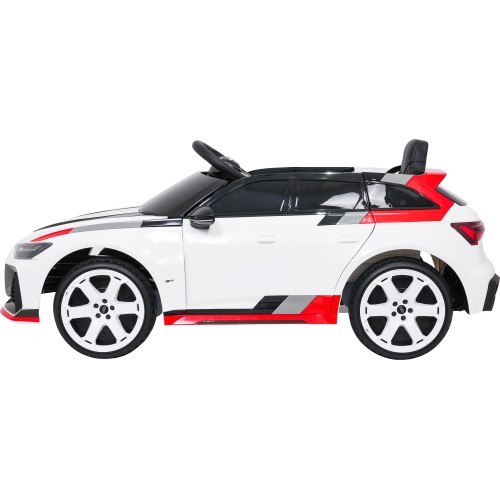 Elektromobilis Audi RS6 Avant GT balts